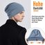 HAMUNI Mütze Damen Herren, Slouch Beanie Mütze, Weich Dünne Mütze aus Baumwolle, Leichte Atmungsaktiv Longbeanie, Elastisch Laufmütze für Alle Jahreszeiten