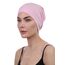 Deresina Bambus Chemo-Kopfbedeckung für Frauen & Männer – Ultra-weiche, atmungsaktive Schlafmütze bei Alopezie & Haarausfall, leichte Beanie für Tag & Nacht (Puderrosa - Einheitsgröße)