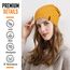 HAMUNI Mütze Damen Herren, Slouch Beanie Mütze, Weich Dünne Mütze aus Baumwolle, Leichte Atmungsaktiv Longbeanie, Elastisch Laufmütze für Alle Jahreszeiten