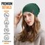HAMUNI Mütze Damen Herren, Slouch Beanie Mütze, Weich Dünne Mütze aus Baumwolle, Leichte Atmungsaktiv Longbeanie, Elastisch Laufmütze für Alle Jahreszeiten