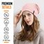 HAMUNI Mütze Damen Herren, Slouch Beanie Mütze, Weich Dünne Mütze aus Baumwolle, Leichte Atmungsaktiv Longbeanie für Alle Jahreszeiten