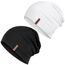 HAMUNI Mütze Damen Herren, Slouch Beanie Mütze, Weich Dünne Mütze aus Baumwolle, Leichte Atmungsaktiv Longbeanie für Alle Jahreszeiten