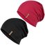 HAMUNI Mütze Damen Herren, Slouch Beanie Mütze, Weich Dünne Mütze aus Baumwolle, Leichte Atmungsaktiv Longbeanie für Alle Jahreszeiten