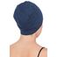 Deresina Bambus Chemo-Kopfbedeckung für Frauen & Männer – Ultra-weiche, atmungsaktive Schlafmütze bei Alopezie & Haarausfall, leichte Beanie für Tag & Nacht (x Schwarz - Denim - Einheitsgröße)