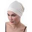 Deresina Bambus Chemo-Kopfbedeckung für Frauen & Männer – Ultra-weiche, atmungsaktive Schlafmütze bei Alopezie & Haarausfall, leichte Beanie für Tag & Nacht (Blumig Creme - Einheitsgröße)