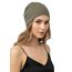 Deresina Bambus Chemo-Kopfbedeckung für Frauen & Männer – Ultra-weiche, atmungsaktive Schlafmütze bei Alopezie & Haarausfall, leichte Beanie für Tag & Nacht (Latte – Einheitsgröße)