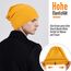 HAMUNI Mütze Damen Herren, Slouch Beanie Mütze, Weich Dünne Mütze aus Baumwolle, Leichte Atmungsaktiv Longbeanie, Elastisch Laufmütze für Alle Jahreszeiten