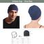 Deresina Bambus Chemo-Kopfbedeckung für Frauen & Männer – Ultra-weiche, atmungsaktive Schlafmütze bei Alopezie & Haarausfall, leichte Beanie für Tag & Nacht (Denim - Einheitsgröße)