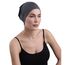 Deresina Bambus Chemo-Kopfbedeckung für Frauen & Männer – Ultra-weiche, atmungsaktive Schlafmütze bei Alopezie & Haarausfall, leichte Beanie für Tag & Nacht (Anthrazitgrau - Einheitsgröße)