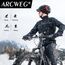 Arcweg Laufmütze Herren Winter Warm Radmütze Winddicht Fleece Mütze Unter Helm Helmmütze Elastisch Sportmütze Weich für Laufen Radfahren Skifahren Motorradfahren Outdoor Unisex 56-61 cm (Schwarz)