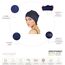 Deresina Bambus Chemo-Kopfbedeckung für Frauen & Männer – Ultra-weiche, atmungsaktive Schlafmütze bei Alopezie & Haarausfall, leichte Beanie für Tag & Nacht (Denim - Einheitsgröße)