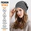 HAMUNI Mütze Damen Herren, Weich Dünne Slouch Beanie Mütze aus Baumwolle, Leichte Atmungsaktiv Longbeanie, Elastisch Jersey Chemo Mütze für Alle Jahreszeiten