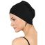 Deresina Bambus Chemo-Kopfbedeckung für Frauen & Männer – Ultra-weiche, atmungsaktive Schlafmütze bei Alopezie & Haarausfall, leichte Beanie für Tag & Nacht (x Schwarz - Denim - Einheitsgröße)