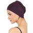 Deresina Bambus Chemo-Kopfbedeckung für Frauen & Männer – Ultra-weiche, atmungsaktive Schlafmütze bei Alopezie & Haarausfall, leichte Beanie für Tag & Nacht (Maulbeere - Einheitsgröße)