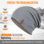 HAMUNI Mütze Damen Herren, Weich Dünne Slouch Beanie Mütze aus Baumwolle, Leichte Atmungsaktiv Longbeanie, Elastisch Jersey Chemo Mütze für Alle Jahreszeiten