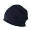 YOFASEN Slouchy Beanie Mütze - Chemo Cancer Kopfbedeckung aus Baumwolle Schlafmütze Turban Kopfbedeckung Strecken Muslimisches Kopftuch für Frauen Männer, Navy blau, One size
