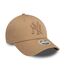 New Era New York Yankees MLB League Essential Tonal Beige 9Forty Verstellbare Damen Cap - One-Size