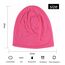 YOFASEN Slouchy Beanie Mütze - Chemo Cancer Kopfbedeckung aus Baumwolle Schlafmütze Turban Kopfbedeckung Strecken Muslimisches Kopftuch für Frauen Männer, Rosenrot, One size