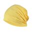 YOFASEN Slouchy Beanie Mütze - Chemo Cancer Kopfbedeckung aus Baumwolle Schlafmütze Turban Kopfbedeckung Strecken Muslimisches Kopftuch für Frauen Männer, Gelb, One size