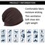 YOFASEN Slouchy Beanie Mütze - Chemo Cancer Kopfbedeckung aus Baumwolle Schlafmütze Turban Kopfbedeckung Strecken Muslimisches Kopftuch für Frauen Männer, Kaffee, One size