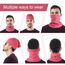 HEGCOIIE 2 Stück Damen Herren Winter Loop Schal Weichem Fleece Halswärmer Winddicht Ski Maske Schlauchschal Warmer für Skifahren Laufen Radfahren… (Rose+Lila)
