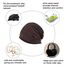 YOFASEN Slouchy Beanie Mütze - Chemo Cancer Kopfbedeckung aus Baumwolle Schlafmütze Turban Kopfbedeckung Strecken Muslimisches Kopftuch für Frauen Männer, Kaffee, One size