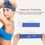 DiyJibb Stirnbänder für Damen, dehnbare, rutschfeste, weiche Baumwoll-Haarbänder für Sport, Workout, Yoga und Laufen, 7 Stück