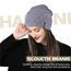 HAMUNI Slouch Beanie Mütze für Herren Damen, Dünne und Leichte Jacquard Jersey Beanies Chemo Kopfbedeckung Mützen Laufmütze Mütze Slouchy Baggy Beanie Unisex Flexible Klassische Winter Sommer Hüte