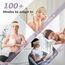 DiyJibb Stirnbänder für Damen, dehnbar, rutschfest, weiches Baumwolltuch, Haarbänder für Sport, Workout, Yoga und Laufen, 7 Stück