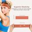 DiyJibb Stirnbänder für Damen, dehnbar, rutschfest, weiches Baumwolltuch, Haarbänder für Sport, Workout, Yoga und Laufen, 7 Stück