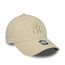 New Era New York Yankees 9Forty Women Cord Cap Beige - One-Size