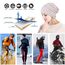 YOFASEN Slouchy Beanie Mütze - Chemo Cancer Kopfbedeckung aus Baumwolle Schlafmütze Turban Kopfbedeckung Strecken Muslimisches Kopftuch für Frauen Männer(2er Pack), Khaki + Beige, One size