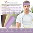 DiyJibb Stirnbänder für Damen, dehnbar, rutschfest, weiches Baumwolltuch, Haarbänder für Sport, Workout, Yoga und Laufen, 7 Stück