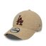 New Era Los Angeles Dodgers 9Forty Women Borg Teddy Cap Beige - One-Size