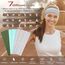 DiyJibb Stirnbänder für Damen, dehnbare, rutschfeste, weiche Baumwoll-Haarbänder für Sport, Workout, Yoga und Laufen, 7 Stück