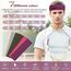 DiyJibb Stirnbänder für Damen, dehnbar, rutschfest, weiches Baumwolltuch, Haarbänder für Sport, Workout, Yoga und Laufen, 7 Stück