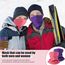 HEGCOIIE 2 Stück Damen Herren Winter Loop Schal Weichem Fleece Halswärmer Winddicht Ski Maske Schlauchschal Warmer für Skifahren Laufen Radfahren… (Rose+Lila)