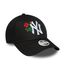 New Era New York Yankees 9Forty Metallic Rose Women Cap Schwarz - One-Size