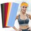 DiyJibb Stirnbänder für Damen, rutschfest, 7 Stück, Sport-Haarbänder für Damen, Schweißbänder, weiches Baumwolltuch, dehnbare Stirnbänder für Workout, Yoga, Laufen