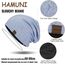 HAMUNI Slouchy Beanie Hip-Hop Weiche Leichte Laufende Beanie Mütze Atmungsaktivität Erwachsene Zwerg Hüte Chemo Cap Schädel Cap für Herren Damen