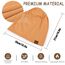 HAMUNI Slouchy Beanie Hip-Hop Weiche Leichte Laufende Beanie Mütze Atmungsaktivität Erwachsene Zwerg Hüte Chemo Cap Schädel Cap für Herren Damen (Kurkuma)