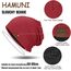 HAMUNI Slouchy Beanie Hip-Hop Weiche Leichte Laufende Beanie Mütze Atmungsaktivität Erwachsene Zwerg Hüte Chemo Cap Schädel Cap für Herren Damen