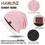 HAMUNI Slouchy Beanie Hip-Hop Weiche Leichte Laufende Beanie Mütze Atmungsaktivität Erwachsene Zwerg Hüte Chemo Cap Schädel Cap für Herren Damen (Korallenpulver)