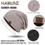 HAMUNI Slouchy Beanie Hip-Hop Weiche Leichte Laufende Beanie Mütze Atmungsaktivität Erwachsene Zwerg Hüte Chemo Cap Schädel Cap für Herren Damen