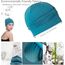 Deresina Bambus Chemo-Kopfbedeckung für Frauen & Männer – Ultra-weiche, atmungsaktive Schlafmütze bei Alopezie & Haarausfall, leichte Beanie für Tag & Nacht (x Türkis - Denim - Einheitsgröße)