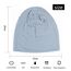 YOFASEN Slouchy Beanie Mütze - Chemo Cancer Kopfbedeckung aus Baumwolle Schlafmütze Turban Kopfbedeckung Strecken Muslimisches Kopftuch für Frauen Männer, Hellgrau, One size