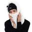 Shy Velvet Plüsch Sturmhaube Mütze Winter Thermo Skimaske Wolle Balaclava für Radfahren, Snowboarden, Skifahren, Motorradfahren Winddicht Gesichtshaube für Herren/Damen