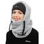 Shy Velvet Plüsch Sturmhaube Mütze Winter Thermo Skimaske Wolle Balaclava für Radfahren, Snowboarden, Skifahren, Motorradfahren Winddicht Gesichtshaube für Herren/Damen