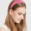 Kotkiddy 7 Stück Haarreifen Set Damen, verschiedene Modelle, Perlen Stirnbänder, Stirnbänd Kunststoff Haarreif Stirnbänder Haarband für Mädchen Damen (Rosa)