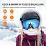 Shy Velvet Plüsch Sturmhaube Mütze Winter Thermo Skimaske Wolle Balaclava für Radfahren, Snowboarden, Skifahren, Motorradfahren Winddicht Gesichtshaube für Herren/Damen
